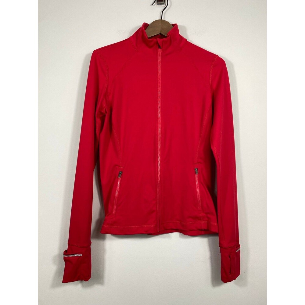 Victoria's Secret Bright Red Full-Zip Utility Jacket